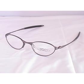 Oakley O1 Eyeglasses Rx Frames Titanium Pewter Sz 48-19 New