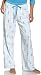 HUE Women's Seahorse Scale Long Pj Pant,White,Large