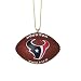 Pack of 4 NFL Houston Texans Football Christmas Ornaments
