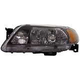 Anzo USA 121107 Mazda Protege Crystal Black Headlight Assembly - (Sold in Pairs) by AnzoUSA