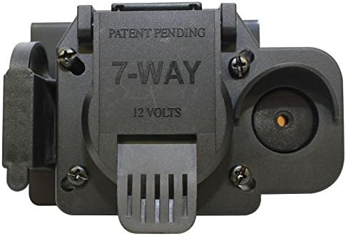 Towing Electrical Systems 7-Way Round & 4-Way Flat OEM Style Car-End Connector with Backup Alert