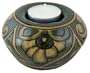 Traditional Green Mexican Talavera Tea Light Candle Holder