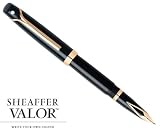 Sheaffer Valor Black G/T Fountain Pen Fine