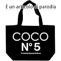 COCO No.5トートエコバッグTOTE BAG どろどろシャネル[Jessica Kagan Cushman（ジェシカケーガンクッシュマン）][バーニーズ　ニューヨーク]