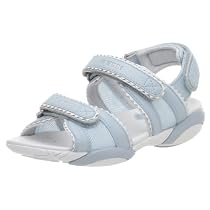 Geox Toddler/Little Kid Galaxy Sandal,Light Blue/White,26 EU (US Toddler 9 M)