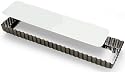 Paderno World Cuisine Rectangular Tin Tart Pan with Removable Bottom