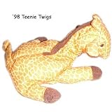 1998 McDonalds Happy Meal Toy Ty Teenie Beanie Babies #3 TWIGS THE GIRAFFE Plush Collectible
