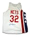 Julius Erving Signed Authentic Nets White Jersey