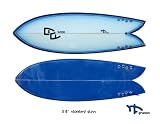 Grunion 5'8 Quad Fin Fish Surfboard (Standard Glass)