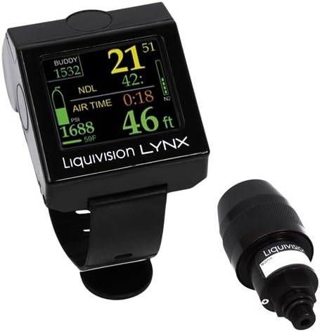Liquivision Lynx Air & Nitrox Wrist Dive Computer with U-2 Tank Transmitter
