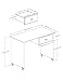 Furniture online: South Shore Small Desk Imagine Collection, Morgan cherry