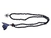 Prayer Mala Beads Blue Diamond Crystal Spiritual Sphatik Japamala Sun Pendant