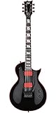 ESP Artist Series LGH600BLK Solid-Body Electric Guitar, Black