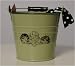Baby : Vintage-style Sage French Girls Baby Bucket