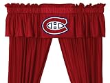 NHL Montreal Canadiens - 5pc Jersey Hockey Curtains-Valance Set