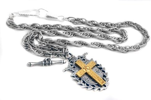 Magistus Double Albert Fob Chain by Alchemy Gothic