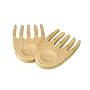 T&G Pair of Salad Hands in Hevea Wood.150mm