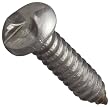 Stainless Steel Machine Screw, Round Head, Tamper Resistant One-Way Drive, #10-12, 1-1/2" Length (Pack of 100)