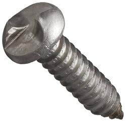Stainless Steel Machine Screw, Round Head, Tamper Resistant One-Way Drive, #8-15, 1-1/2" Length (Pack of 100)