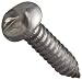 Stainless Steel Machine Screw, Round Head, Tamper Resistant One-Way Drive, #10-12, 1-1/2" Length (Pack of 100)