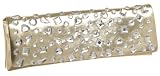 La Regale Metallic Clutch with Stones