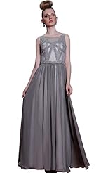 Mesh Draped Lace Chiffon/Polyester Evening Dress/Mother-of-the-Bride Dress/Party Dress/Wedding Dress 