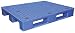Vestil PLPS-4840 Plastic Pallet and Skid, 8800 lbs Capacity, 48" Length, 40" Width, 6" Height