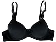 Soft Schalen T-Shirt BH - Schwarz (Gr. 75-100, Cup: A-D)