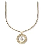 Image of Gold Plated Crystal Necklet