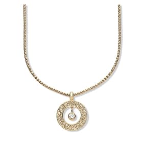 Gold Plated Crystal Necklet