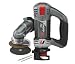 RotoZip RZ10-2100 Pro Cutoff 5.5 Amp 15,000 to 30,000 RPM Variable Speed Spiral Saw with 3 Jaw Chuck, Zipmate, 2 Zipmate Wheels and 2 Guidepoint Bits