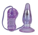 Vibrating Pleasure Anal Butt Plug Probe Medium