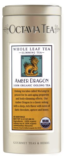 Octavia Tea Amber Dragon (Organic Oolong Tea) Loose Tea,