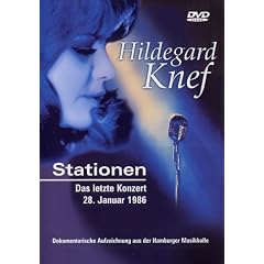 Hildegard Knef - Stationen - Das letzte Konzert 28.01.1986 - DVD