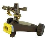 LR Nelson Metal Head Pulsating Sprinkler on Rezimar Wheel Base #50260