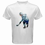 Men's Customized HOCKEY MEN 100% Cotton White T-shirt