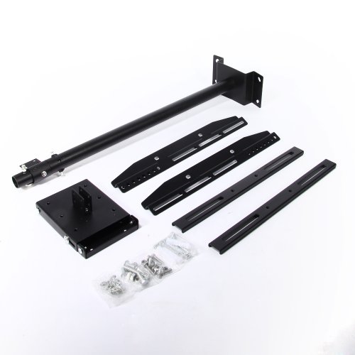 Lumsing Black Tilt & Swivel LCD LED Plasma Flat Panel TV Monitor Ceiling Wall Mount Bracket (14-40 inches TV Display)