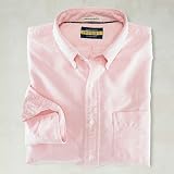 ラルフローレンラグビー 正規品 メンズ長袖シャツ Solid University Oxford ピンク L 並行輸入品