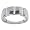 10k White Gold Diamond Men's Ring (1/4 cttw, H-I Color, I3 Clarity), Size 9