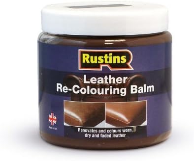 Rustins 250 ml Leather Balm, Dark Brown