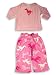 Pijayz by Sara's Prints - Girls Long Sleeved Pajama Set, Pink