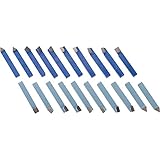 Grizzly G9777 Carbide-Tipped Tool Bit Sets, 1/2-Inch, 20-Piece [並行輸入品]