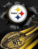 NFL Royal Plush Raschel 60x80 Blanket - Pittsburgh Steelers