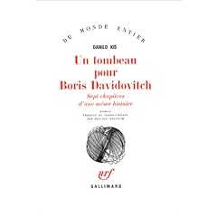 Un tombeau pour Boris Davidovitch