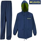 Columbia Sportswear Men's Ibex Rainsuit,Navy,Medium