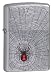 Zippo Black Widow & Spider Web Chrome Lighter, 9202