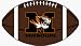 Missouri Tigers 3' 6 x 6' Football-Shaped Rug