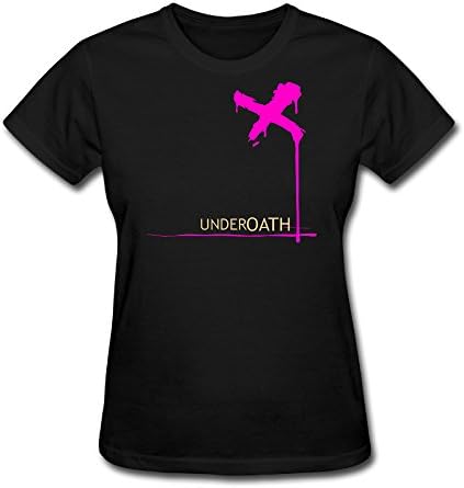 Yaoukeji Women's Underoath Band Logo T-shirt XS Black