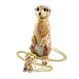 Coffret &agrave; Bijoux "Suricate / Mangouste" + bijou