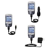 Gomadic for the PalmOne Treo 750 - Deluxe Kit for the PalmOne Treo 750 includes a USB cable with Car and Wall Charger - Gomadic Brand w/ TipExchange Technology